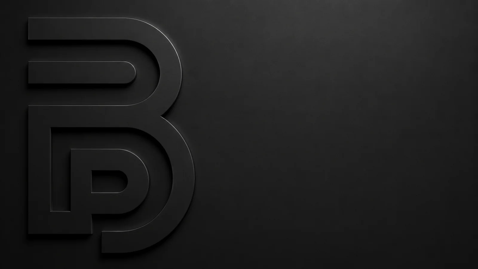 Identidad visual negra de Ballero Consulting