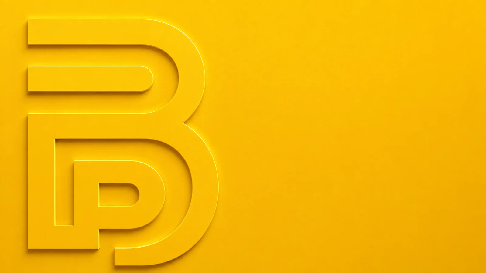 Identidad visual amarilla de Ballero Consulting